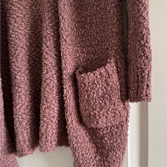 LOVE TREE Women’s Coral Long Sleeve Open Front Pockets Cardigan-Size SMALL - Picture 5 of 8